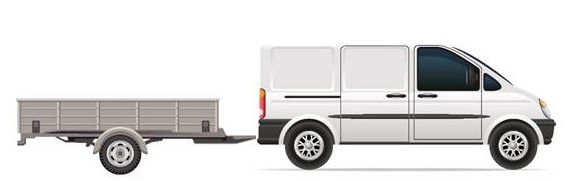 Any medium vehicle towing trailers Any medium vehicle towing trailers (under 1.8m in length)